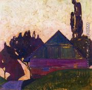 House Between Trees I - Egon Schiele