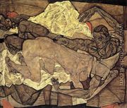 Lovers Man And Woman I - Egon Schiele