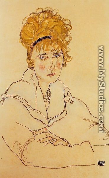Portrait Of Edith Schiele - Egon Schiele