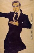 Portrait Of The Painter Max Oppenheimer - Egon Schiele