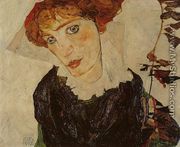 Portrait Of Valerie Neuzil - Egon Schiele