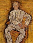 Portrait Of Victor Ritter Von Bauer - Egon Schiele