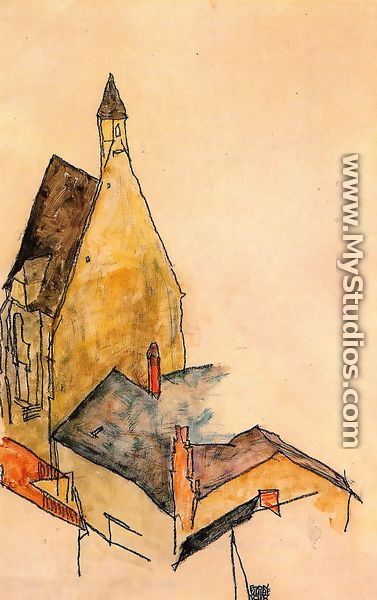 Spitalskirche  Molding - Egon Schiele