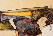 The Artists Mother  Sleeping - Egon Schiele