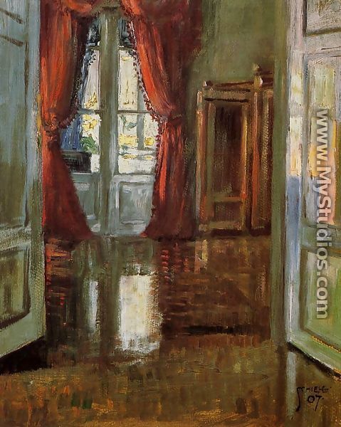 View Into The Apartment Of Leopold And Marie Czihaczek - Egon Schiele