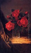Jaqueminot Roses 2 - Martin Johnson Heade