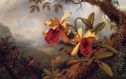 Orchids And Hummingbird3 - Martin Johnson Heade