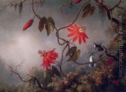 Passion Flowers And Hummingbirds - Martin Johnson Heade