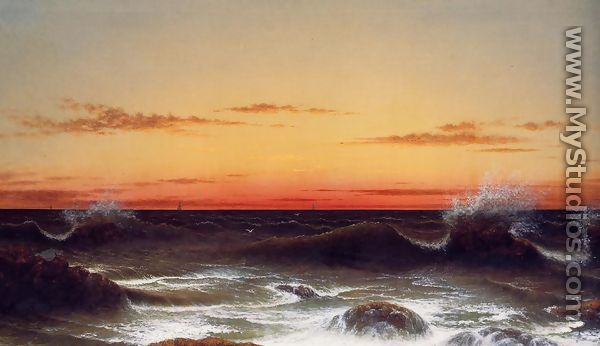 Seascape Sunset - Martin Johnson Heade
