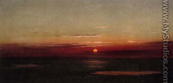 Sunset Of The Marshes - Martin Johnson Heade