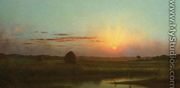 Sunset Over The Marsh - Martin Johnson Heade