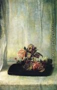 Roses On A Tray - John La Farge