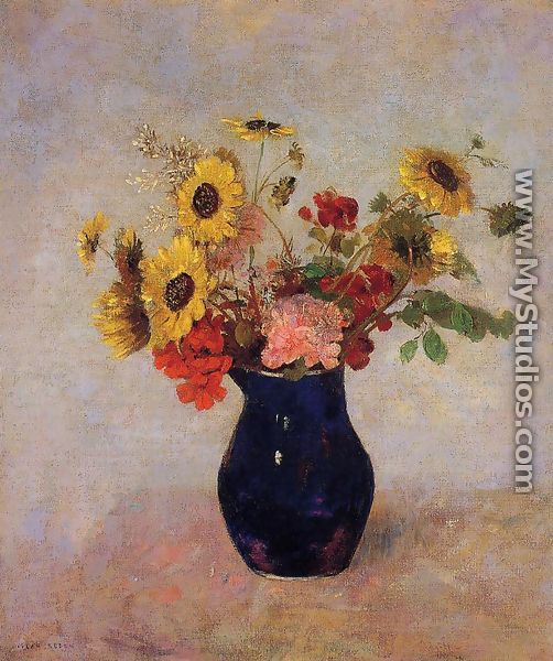 Vase Of Flowers13 - Odilon Redon