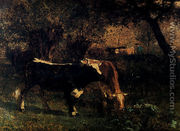 Vaches A L Abreuvoir - Constant Troyon