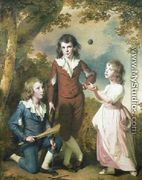 The Children Of Hugh And Sarah Wood Of Swanwick  Derbyshire - Josepf Wright Of Derby
