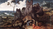 St Jerome in the Desert c. 1520 - Joachim Patenier (Patinir)