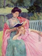 Auguste Reading To Her Daughter - Mary Cassatt