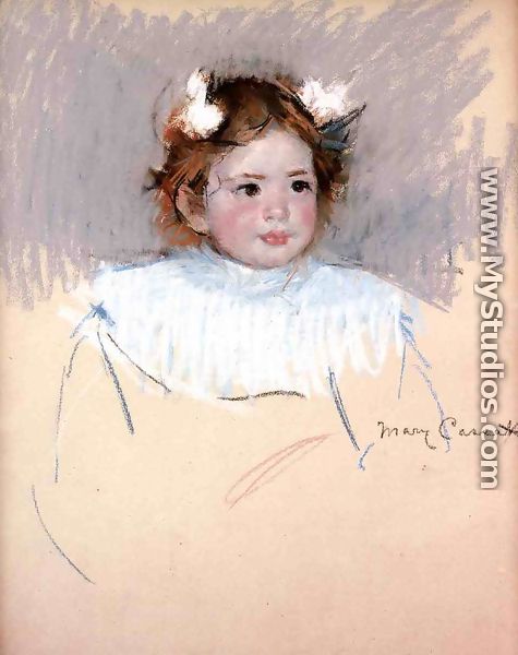 Ellen With Bows In Her Hair  Looking Right - Mary Cassatt