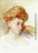 Head Of A Young Woman - Mary Cassatt