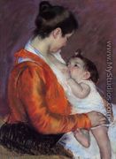 Louise Nursing Her Child - Mary Cassatt
