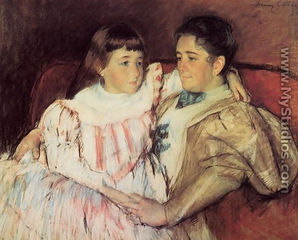 Portrait Of Mrs Havemeyer And Her Daughter Electra - Mary Cassatt