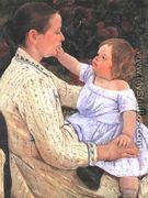 The Childs Caress - Mary Cassatt