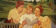 The Garden Reading - Mary Cassatt