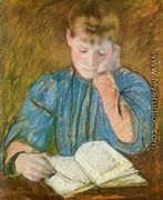 The Pensive Reader - Mary Cassatt