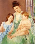 Young Mother And Two Children - Mary Cassatt