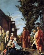 Christ Taking Leave of His Mother 1520 - Albrecht Altdorfer