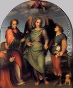Tobias and the Angel with St Leonard and Donor 1512 - Andrea Del Sarto
