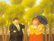 A man and a woman 1989 - Fernando Botero