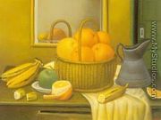 Still Life With Fruit Basket 1996 - Fernando Botero