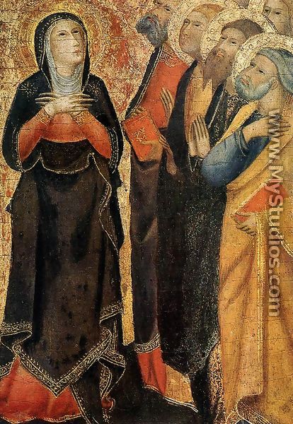 Ascension of Christ (detail) 1355 - di Vanni d