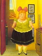 The Seamstress 1990 - Fernando Botero