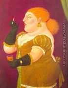 Woman in Profile 1992 - Fernando Botero
