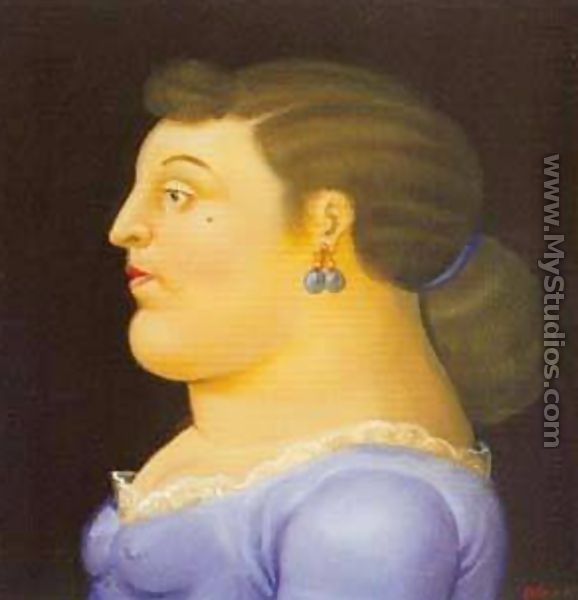 Woman in Profile 1995 - Fernando Botero