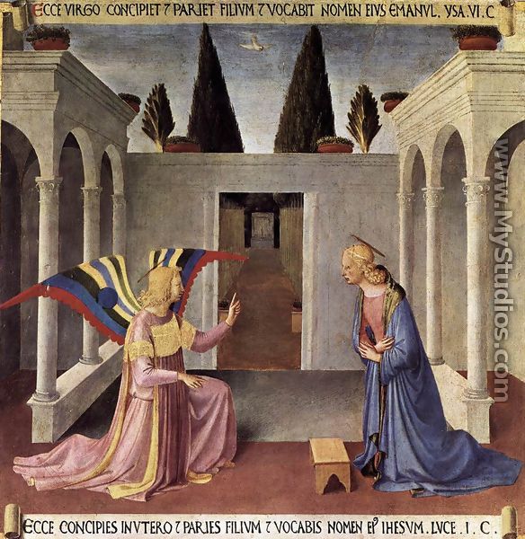 Annunciation 1450 - Angelico Fra