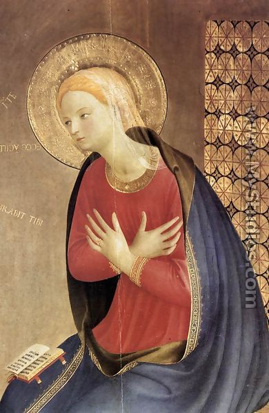 Annunciation (detail 2) 1433 - Angelico Fra