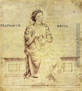 King David Playin a Psaltery  1430 - Angelico Fra