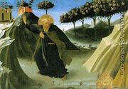Saint Anthony the Abbot Tempted by a Lump of Gold 1436 - Angelico Fra