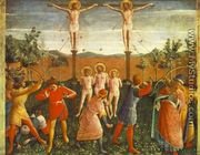 Saint Cosmas and Saint Damian Crucifixed and Stoned 1438 - Angelico Fra