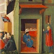 The Story of St Nicholas, Giving Dowry to Three Poor Girls 1437 - Angelico Fra