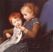 The Little Knitters, 1892 - Albert Anker