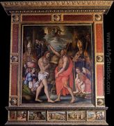 Baptism of Christ with Saints - Francesco Ubertini Bacchiacca II