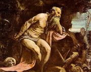 St. Jerome 1556 - Jacopo Bassano (Jacopo da Ponte)