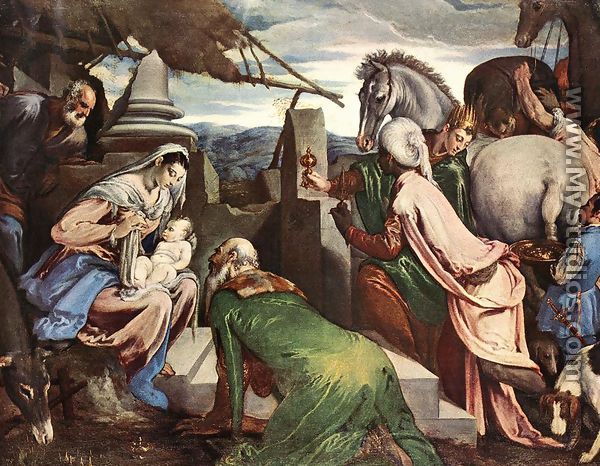 The Three Magi c. 1562 - Jacopo Bassano (Jacopo da Ponte)