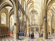 Interior of a Gothic Cathedral 1614 - Bartholomeus Van Bassen