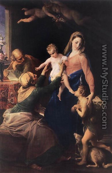 Holy Family 1777 - Pompeo Gerolamo Batoni