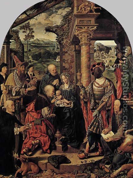 Adoration of the Magi 1526-28 - Joos Van Cleve (Beke)